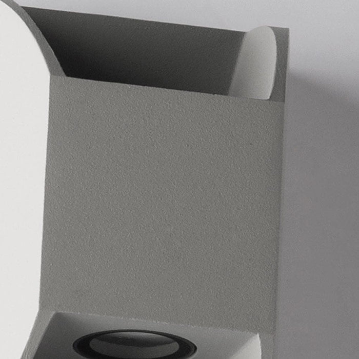 Bright Outdoor Wall Light with Wide Illumination Range, Transparent Glass Lampshade, and Built-in LED for Courtyard, Hall, Balcony, and Garden-ErisView-15