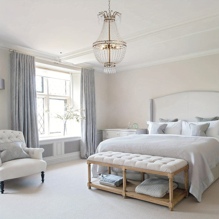 Dimmable Empire Chandelier, Luxury Hanging Ceiling Chandelier, Modern Crystal Chandelier Light for Bedroom-ErisView