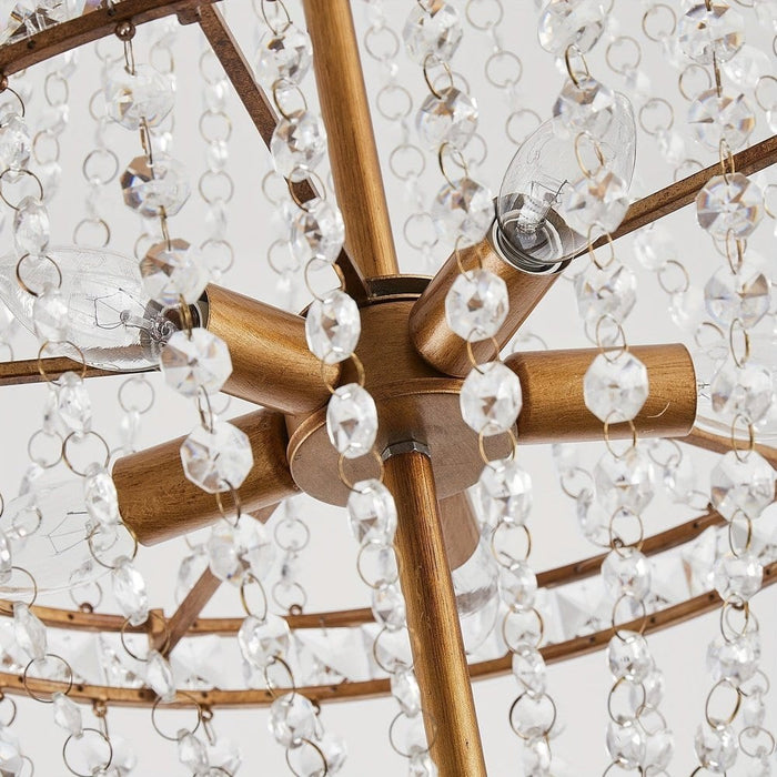 Dimmable Empire Chandelier, Luxury Hanging Ceiling Chandelier, Modern Crystal Chandelier Light for Dining Room Living Room Bedroom-Details-ErisView