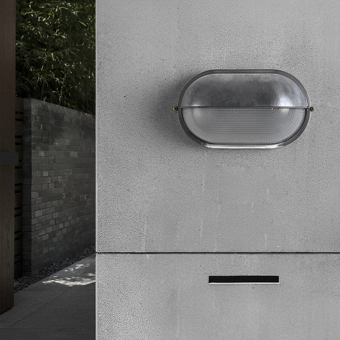 Durable Die Cast Aluminum Wall Lamp with Unique Glass Lampshade, Rustproof, Waterproof, and Wear Resistant for Indoor and Outdoor Use-ErisView-5