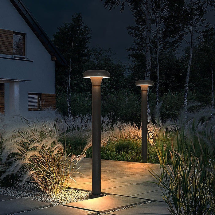 Elegant Outdoor Lamp with High-Brightness LED, Reflector, and Thickened Glass Shade for Garden Pathway, Durable, Energy-Saving, and Beautiful Design-ErisView-20
