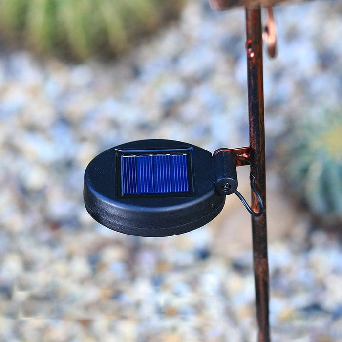 Exquisite Iron Solar Garden Light with Adjustable Panel, Waterproof Design for Elegant Outdoor Lighting, Perfect for Halloween, Christmas, and Daily Decor-ErisView-4