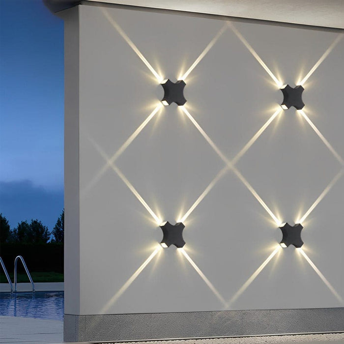 Modern Waterproof Aluminum Wall Lamp with High Brightness LED, Unique Design, and Fine Spraying Process for Outdoor Porch Lighting and Decoration-ErisView-2
