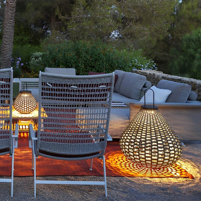 Portable Rattan Outdoor Lawn Lamp with USB Charging, Aluminum Core, and Versatile Handle Design for Garden, Patio, and Camping Use-ErisView-3