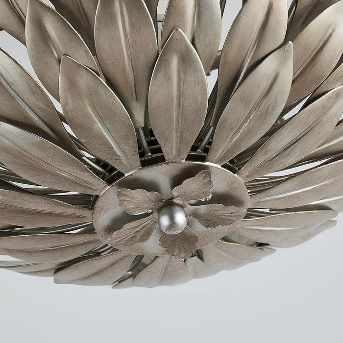 Rustic Semi Flush Mount Light, Hedgehog Shaped Ceiling Light-Shade-ErisView