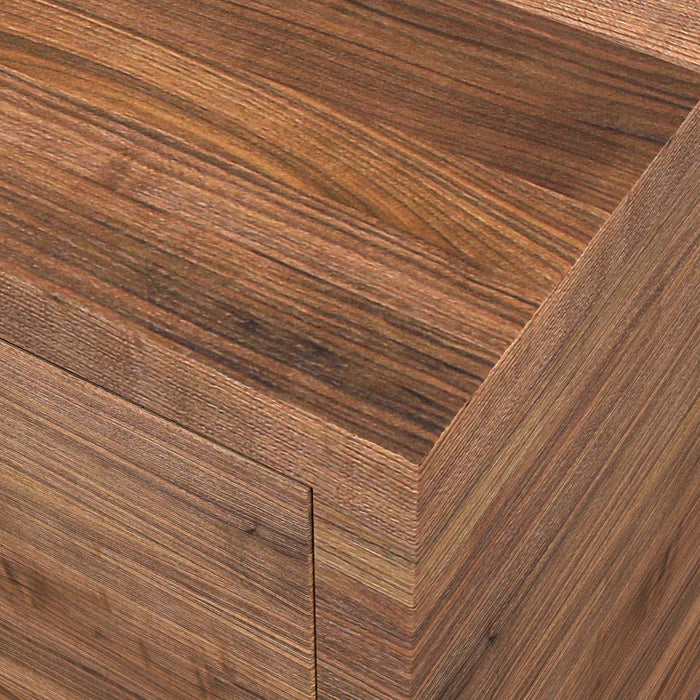 Sheesham Wood Nightst and Bedside Table with 2 Drawers-Detail-ErisView