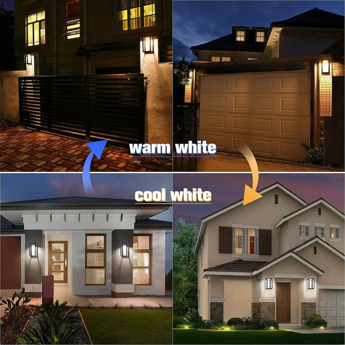 Solar Outdoor Wall Lights, Waterproof Motion Sensor Dusk To Dawn Solar Wall Lights, Solar Outdoor Wall Lights for Deck Garage Porch-ErisView