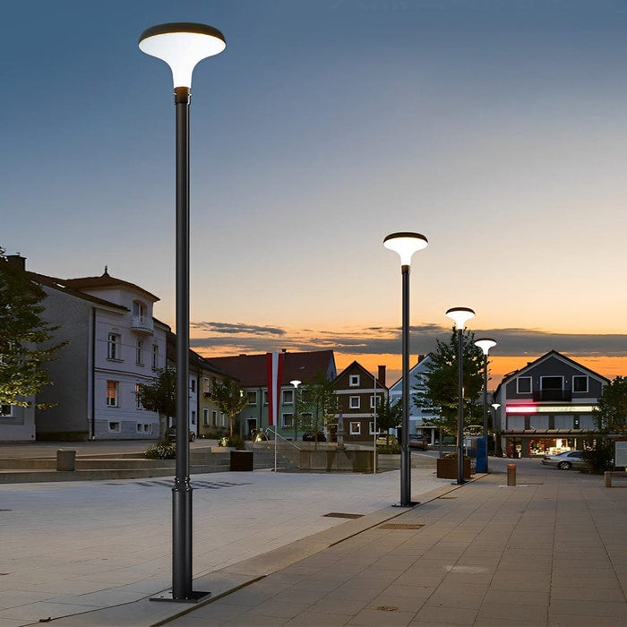 Versatile Outdoor High Pole Street Lights, Solar & Wired Options for Parks, Squares, Roads, and More with Smart Remote Control & IP65 Waterproof-ErisView-4