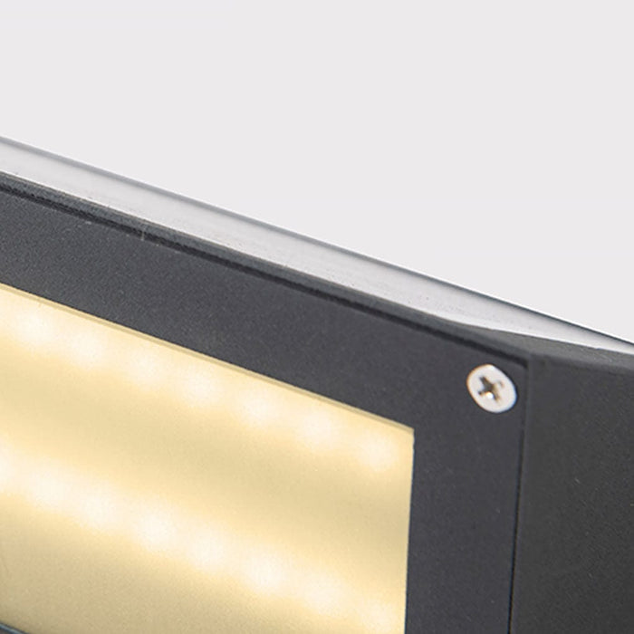 Waterproof Minimalist LED Up Donw Lighting Solar Outdoor Wall Lights