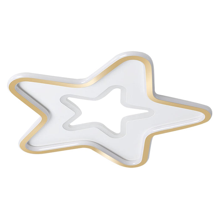 Nordic Simple LED Ultra-thin Five Pointed Star Ceiling Light Kid's Bedroom Lamp