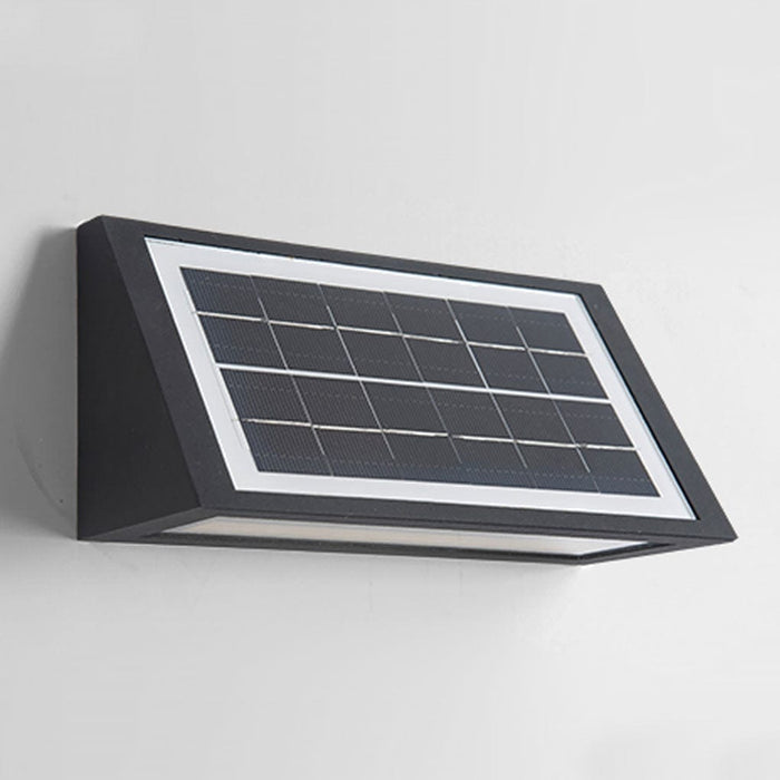 Waterproof Minimalist LED Up Donw Lighting Solar Outdoor Wall Lights
