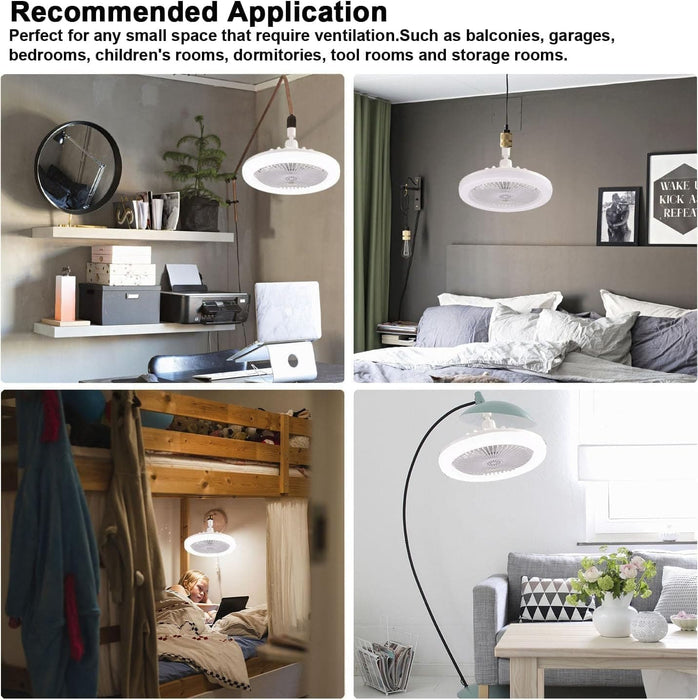 10 in. Enclosed Ceiling Fan, Ceiling Fan with Lights Remote, Mini Ceiling Fan, Low Profile Fan for Summer, Bedroom Ceiling Fans-7-ErisView