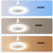 10 in. Mini Flush Mount Bladeless Ceiling Fan for Kitchen Bathroom Garage Pantry Tool Room Laundry Room, Enclosed Ceiling Fan with Lights Remote for Summer-4-ErisView