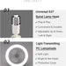 10 in. Mini Flush Mount Bladeless Ceiling Fan for Kitchen Bathroom Garage Pantry Tool Room Laundry Room, Enclosed Ceiling Fan with Lights Remote for Summer-6-ErisView