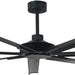 100 in. Black Extra Large Ceiling Fans without Lights, Outdoor Fan with Remote for Garage, Reversible Ceiling Fan, Porch Ceiling Fans-9-ErisView