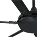 100 in. Matte Black Huge Ceiling Fan, Industrial Style Ceiling Fans with Remote Control-2-ErisView