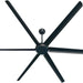 100 in. Matte Black Huge Ceiling Fan, Industrial Style Ceiling Fans with Remote Control-7-ErisView