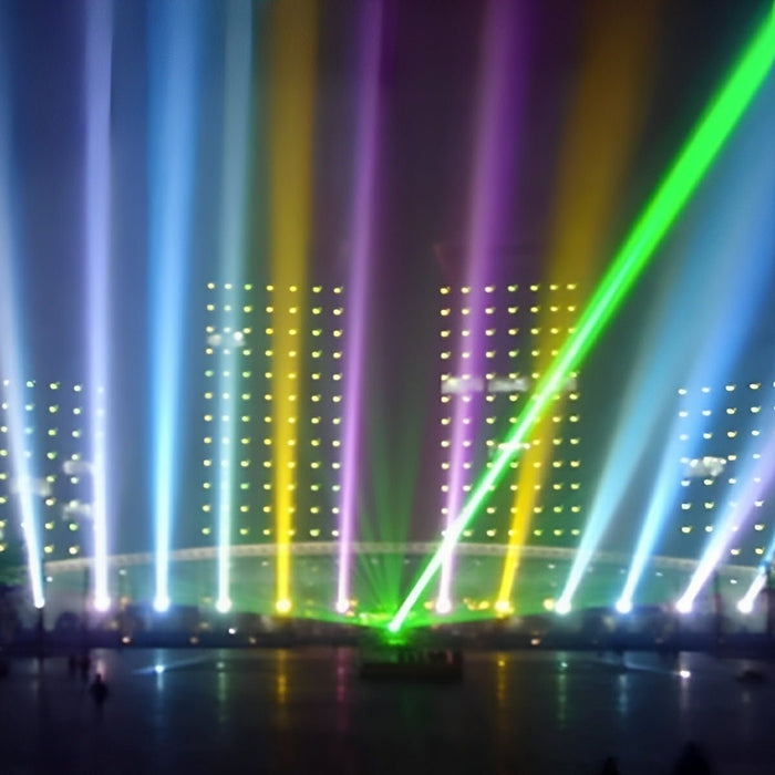 High Power Outdoor Aerial Spotlight, Remote Control Multicolor Searchlight for Event/Security/Venue