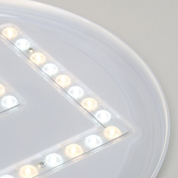 Creative Moon 3 Step Dimming LED Modern Ceiling Light Flush Mount Lighting