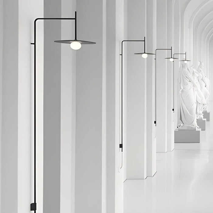 Minimalist Long Pole Surface Mounted with US Plug Nordic Wall Lamp