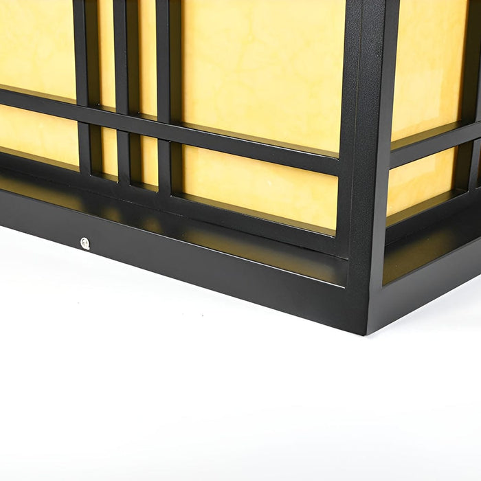 Retro Square Waterproof LED Modern Outdoor Post Cap Light