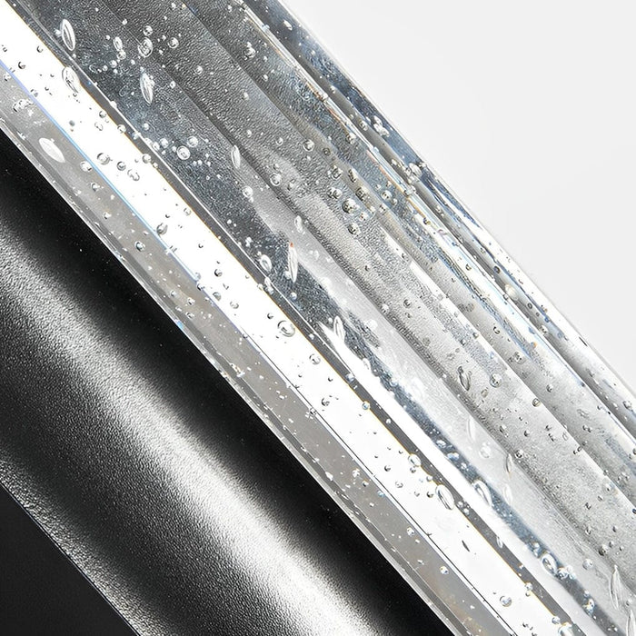 11.8 Inch Waterproof Light Control Bubbles Glass Outdoor Wall Light
