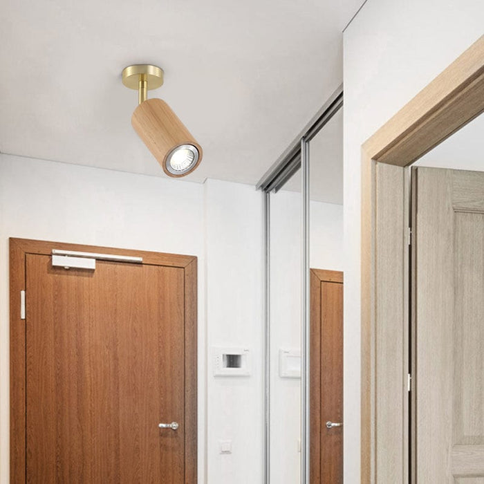 Adjustable 1/4 Lights Three Step Dimming Japanese-Style Ceiling Spotlights