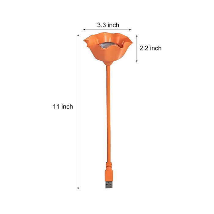 Flower Shaped Rainbow Color Sunset Lamp USB Projection Night Light