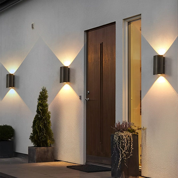 Creative Wave Up and Down Light LED Waterproof Modern Wall Washer Light