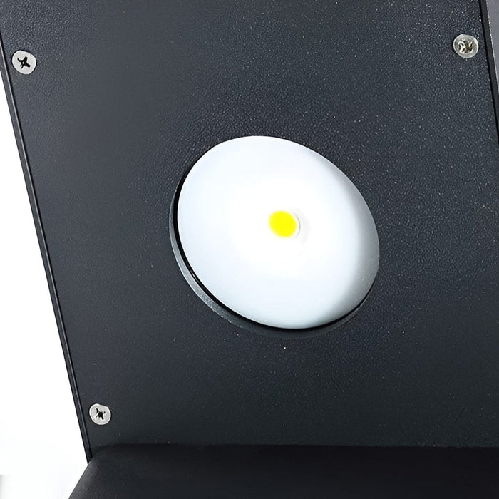 Minimalist Waterproof LED Black Modern Outdoor Solar Path Lights Lawn Lights