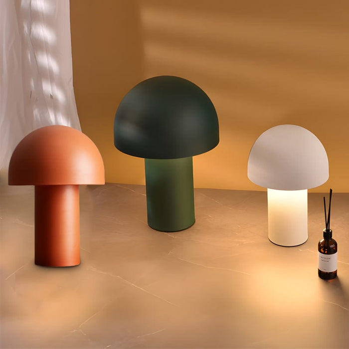 Touch-Control Modern Aluminum Murano Mushroom Table Lamp