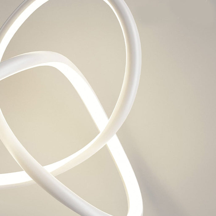 Circular Rings Creative Three Step Dimming LED Modern Chandelier Light