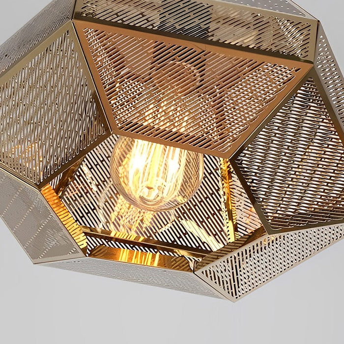 Electroplated Stainless Steel Creative Geometric Nordic Pendant Lights