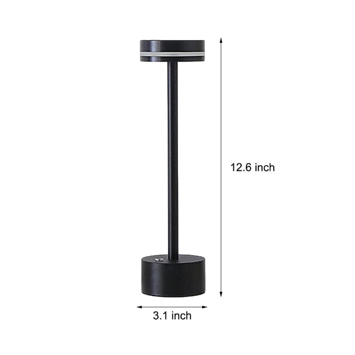 Touch Control Dimmable LED USB DC5V Aluminum Radiant Table Lamp Bedside Lamps