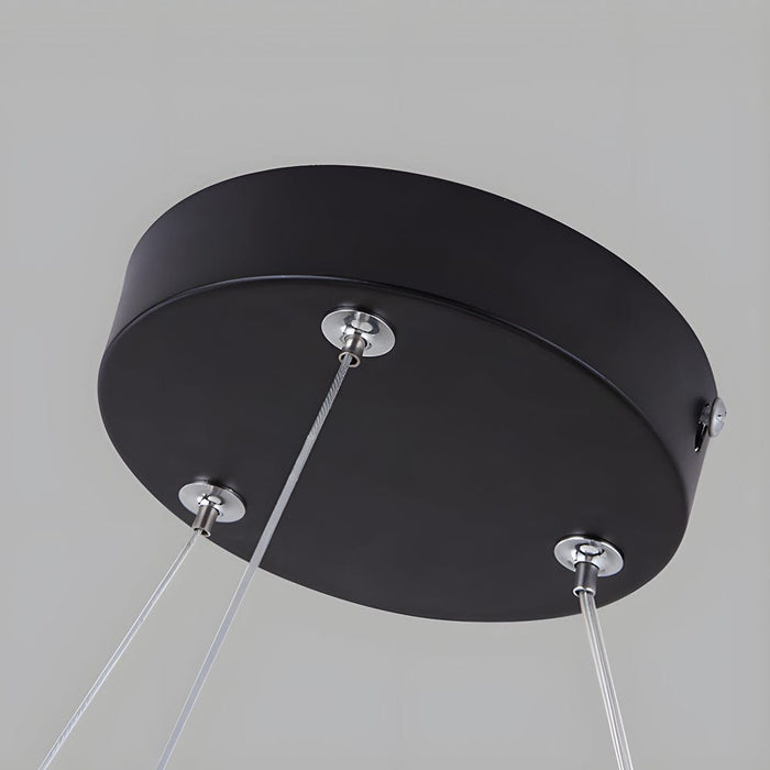 Dia 15'' Ring LED Office Chandelier Light Hanging Ceiling Lighting