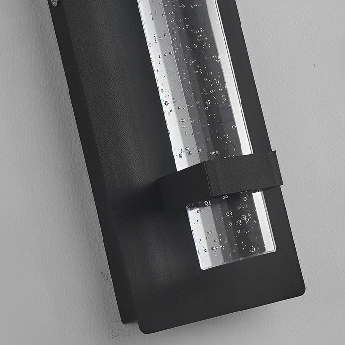 11.8 Inch Waterproof Light Control Bubbles Glass Outdoor Wall Light