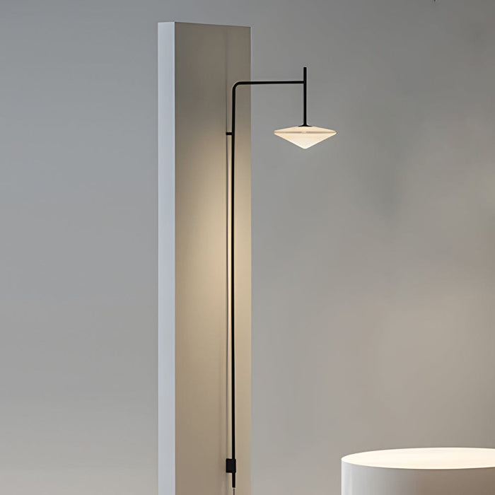 Minimalist Long Pole Surface Mounted with US Plug Nordic Wall Lamp