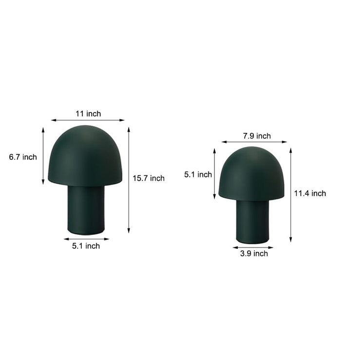 Touch-Control Modern Aluminum Murano Mushroom Table Lamp