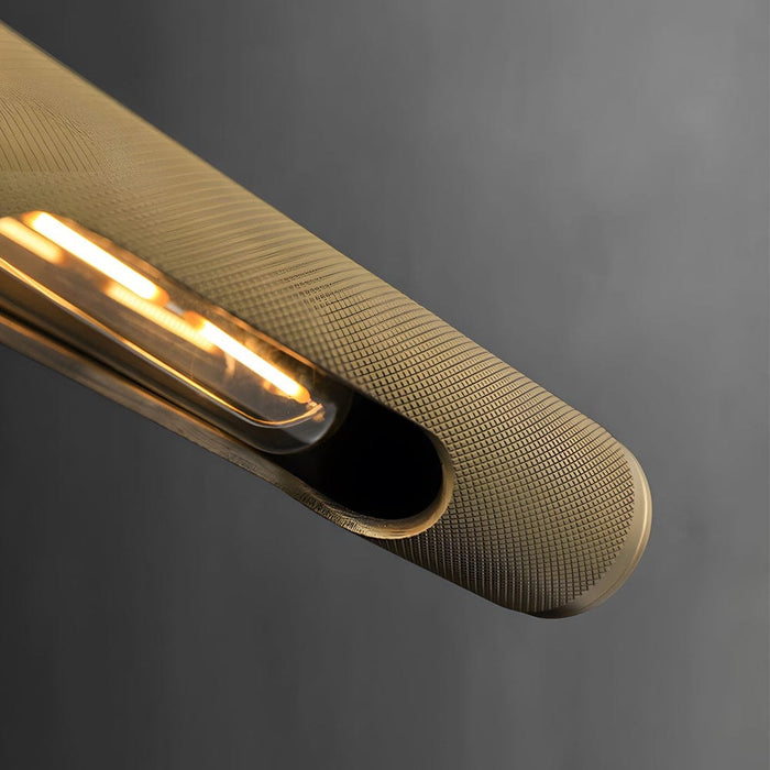 Modern LED Vanity Light Fixture with Gold/Chrome/Black Nickel Finish