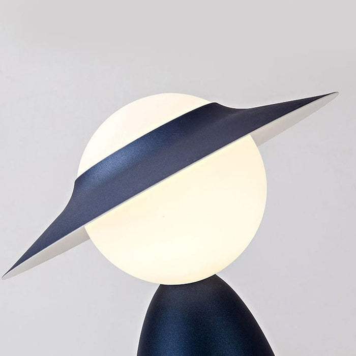 Nordic Touch Control Iron Rechargeable Bonbon Disc Table Lamp