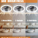 12 in. Light Socket Fan, Socket Fan Light, Remote Ceiling Fan with Light, Dimmable LED Bedroom Ceiling Fans, Kitchen Ceiling Fans with Lights-3-ErisView