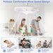 12 in. White Socket Ceiling Fan with Lights and Remote, Modern Flush Mount Ceiling Fan, Remote Control Ceiling Fans, Bedroom Ceiling Fans-3-ErisView