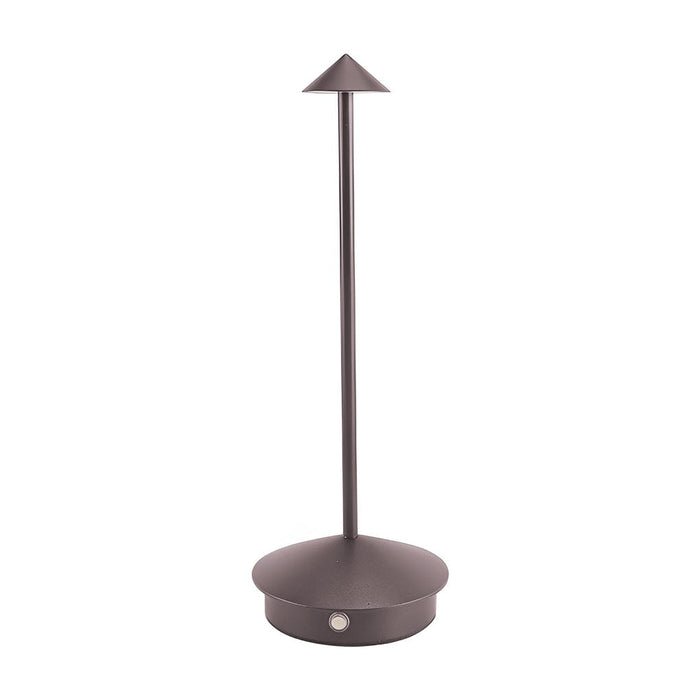 Long Rod Triangle Mushroom Table Lamp with 3 Step Dimmable USB Touch On/Off