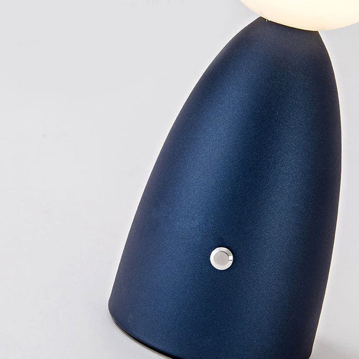 Nordic Touch Control Iron Rechargeable Bonbon Disc Table Lamp