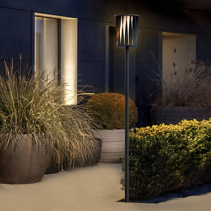 Ip65 Stainless Steel Floor Lamp with LED Outdoor Waterproof Standing Lamp