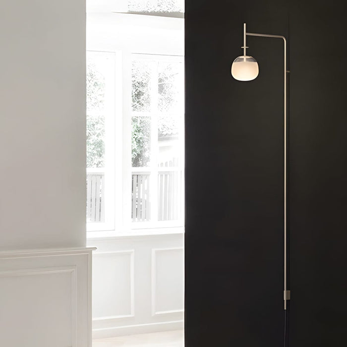 Minimalist Long Pole Surface Mounted with US Plug Nordic Wall Lamp