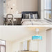 12 in. Ocean Waves Design Caged Coastal Ceiling Fans with Dimmable Light and Remote Control, Semi-Flush Mount Ceiling Fan for Bedroom Kitchen, Gazebo Fan-ErisView-06