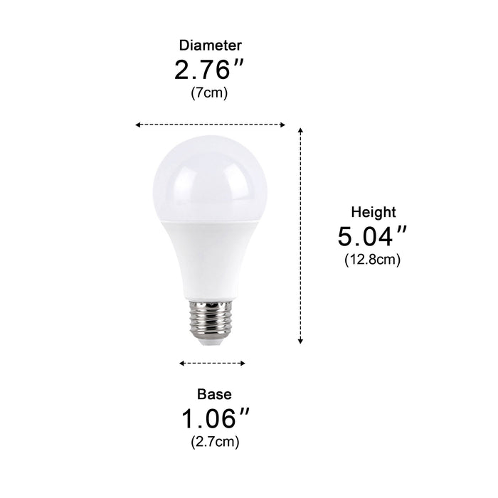 Smart LED Bulb, E26 Dimmable, Bluetooth App Control, 3 Color Modes, Indoor Lighting for Living Room/Bedroom/Kitchen