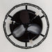 13 in. Bowl-Shaped Modern Flush Mount Ceiling Fan with Light Remote Control Reversible Blades Crystal Shade-ErisView