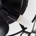 13 in. Modern Reversible Crystal Ceiling Fan, Black Flush Mount Ceiling Fan with Light Remote-ErisView